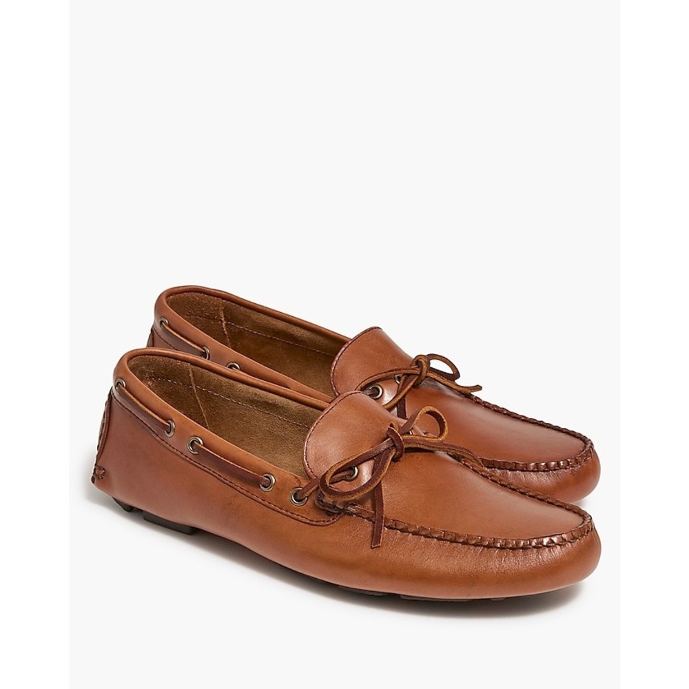 J. Crew Factory Brown Leather Loafers